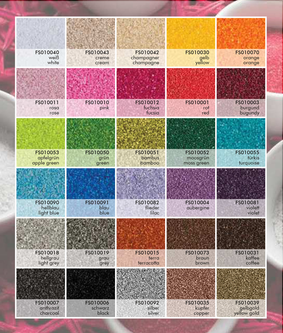Dekosand Farbsand zum Dekorieren und Gestalten Quarzsand gef/ärbt 0,4-0,8mm BEACH - Beige, 1400g Beutel