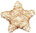 Drahtsterne - weißgold - Eurosand Sterne aus Draht